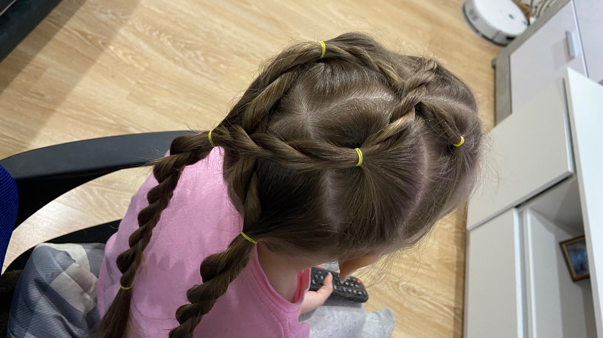 🎀Прическа из жгутиков🎀