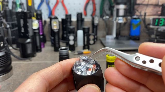 Ремонт фонаря Lumintop HL3A. смотреть онлайн