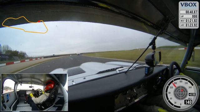 Jaguar E Type Semi-Lightweight @ Donington Park смотреть онлайн