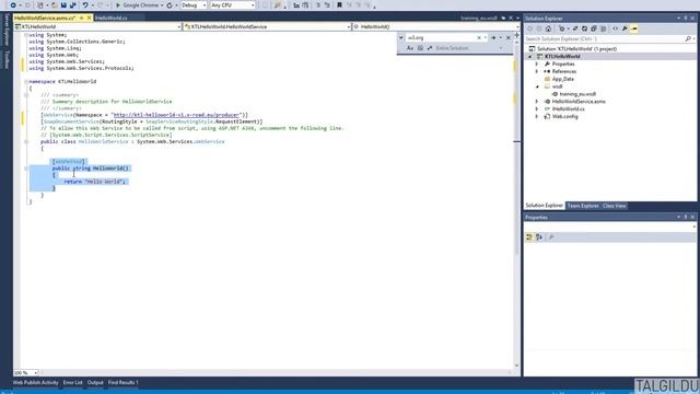 Programming a HelloWorld Webservice for x-road in C# .Net смотреть онлайн