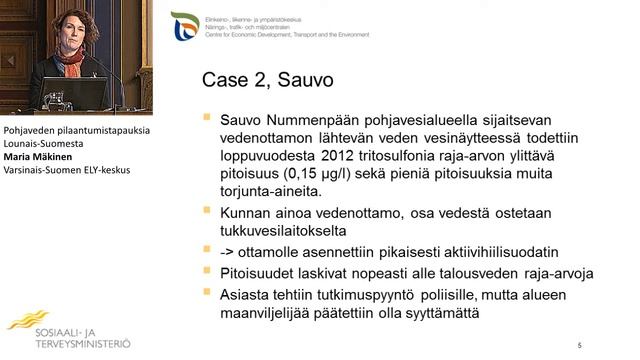 Pohjaveden pilaantumistapauksia Lounais-Suomesta, Maria Mäkinen, Varsinais-Suomen ELY-keskus смотреть онлайн