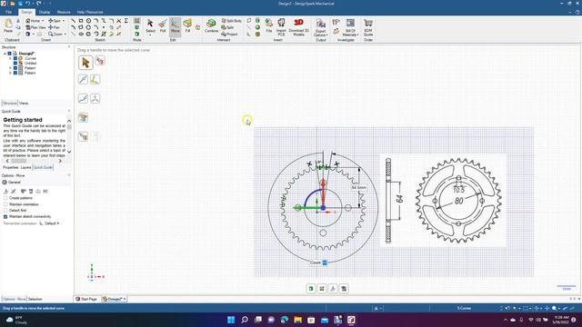 Design Spark Mechanical Tutorials | Creating a bike sprocket смотреть онлайн