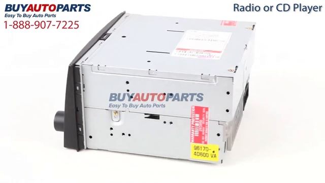 Radio or CD Player from BuyAutoParts - Part# 18-40799 смотреть онлайн