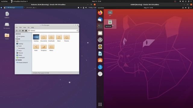 Xubuntu 20.04 vs Ubuntu 20.04 смотреть онлайн
