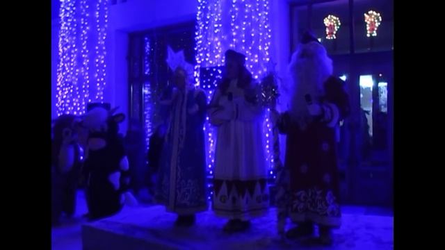 Открытие снежного городка - 2016 в городе Абаза смотреть онлайн
