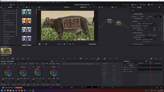 DaVinci Resolve 18 - How To Surface Track With Text смотреть онлайн
