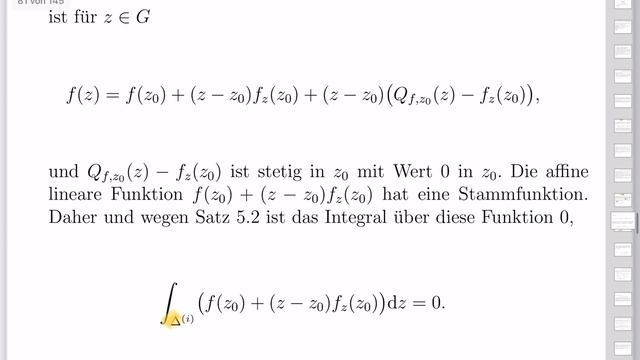 Funkth23: K5-2 Cauchyscher Integralsatz смотреть онлайн