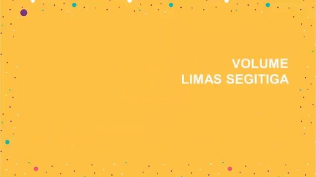 PEMBELAJARAN KELAS 6 MATEMATIKA VOLUME LIMAS SEGIEMPAT DAN LIMAS SEGITIGA смотреть онлайн