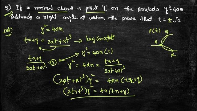 2(B)- 3(b) - Parabola (Sec - III) Intermediate Maths смотреть онлайн