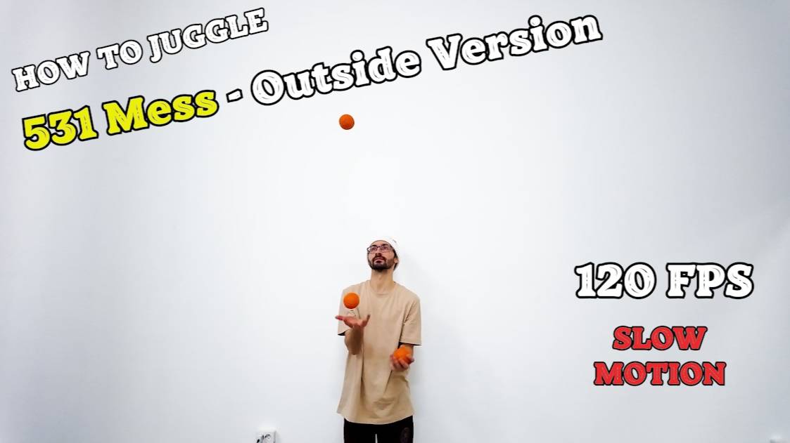 531 Mess - Outside Version Juggling Trick - Super Slow Motion 120 fps смотреть онлайн