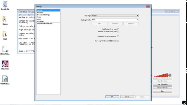 Open Broadcaster Software Gameplay Recording Tutorial смотреть онлайн