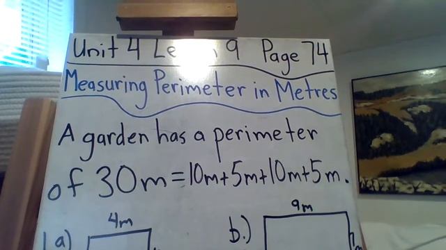 Unit 4 Lesson 9 Page 74 - Perimeter - Measurement смотреть онлайн