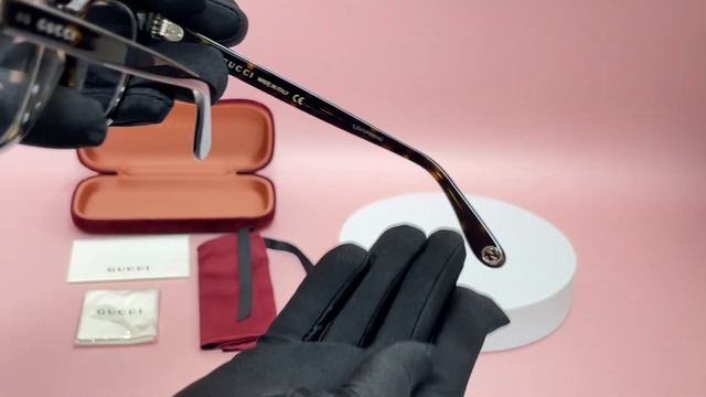 Gucci Eyeglasses Model-GG0572O Color- 007 Havana смотреть онлайн