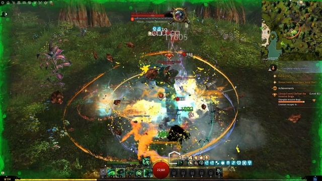 Lowland Shore - Defeat The Invasive Iboga & Hunting In The Grasslands Achiev. - п.2 (Guild Wars 2)