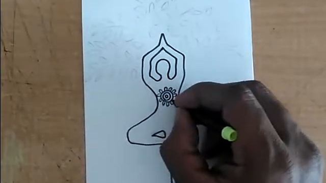 doodle art yoga tree for kids drawing by ragam raajkumar erode смотреть онлайн
