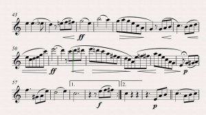 М.Петренко Вальс видео-минусовка и ноты для саксофона-альта и фортепиано, темп 160