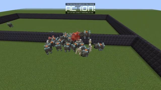 50 Iron golem VS 60 Ravager! смотреть онлайн