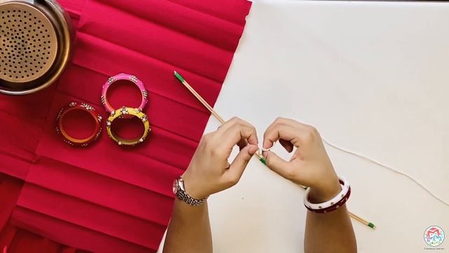 DIY Dussehra Craft - How To Make Bow And Arrow? Children Craft смотреть онлайн