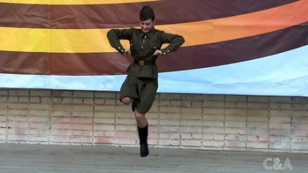 Katyusha dance War Army solo Военный танец Катюша сольный
