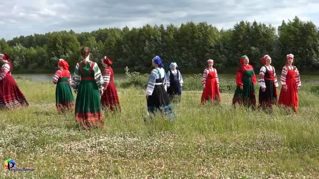 Разметем лужок.Круговая хороводная песня. смотреть онлайн