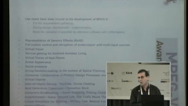 3D3CWorlds: Vision - The Promisae of MPEG-V (Jean Gelissen, Philips Research) смотреть онлайн