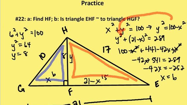 9.4 The Pythagorean Theorem: Geometry's Most Elegant Theorem (Practice) смотреть онлайн
