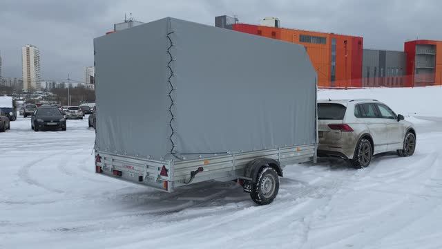 Одноосный прицеп МЗСА 817718.012 смотреть онлайн