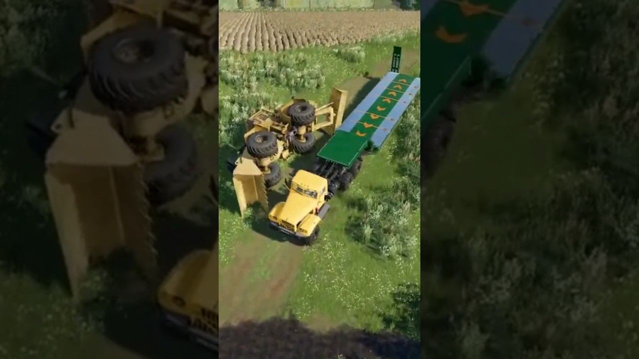 Упал кировец с трала, #fs22 #shorts #к700 смотреть онлайн