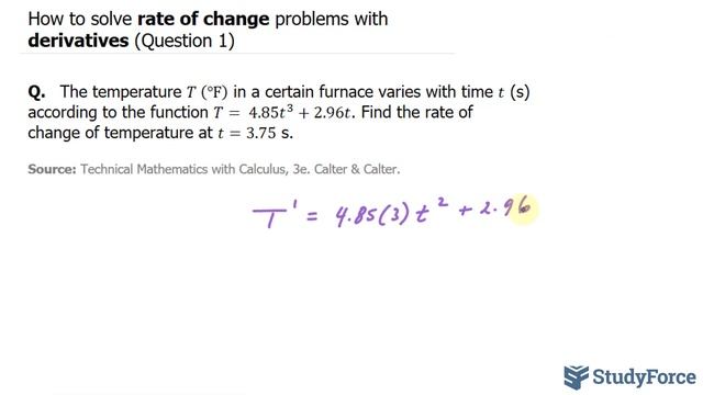 📚 How to solve rate of change problems with derivatives (Question 1) смотреть онлайн