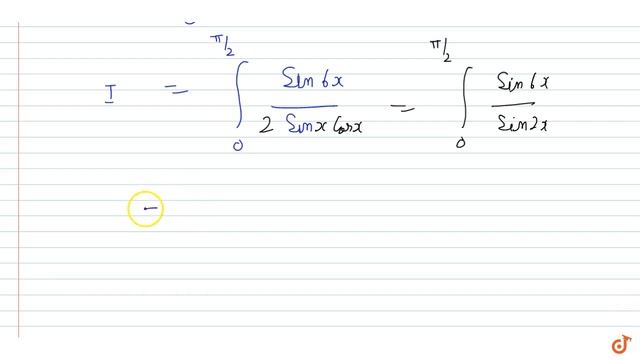 The value of the definite integral, `int_0^(pi/2) (sin5x)/sinx dx` is смотреть онлайн