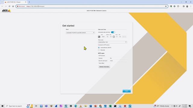 Axis Camera IP configuration [STEP-by-STEP] смотреть онлайн