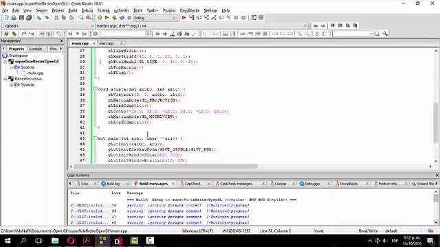 Superficie de Bezier - Funciones propias OpenGL смотреть онлайн