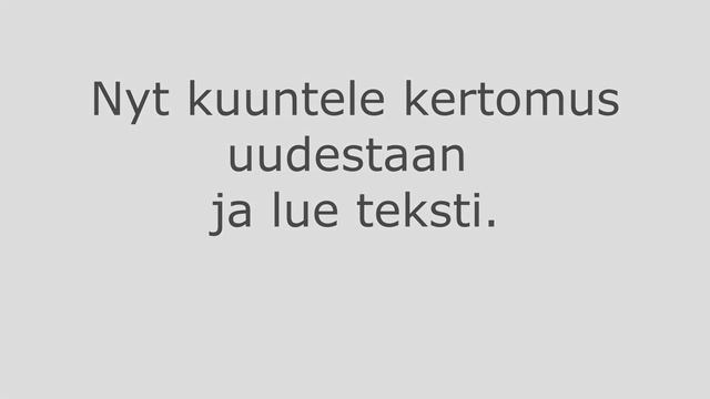 Kuunteluharjoitus: Minun kotini. смотреть онлайн
