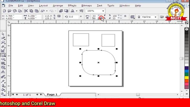 Rectangle, 3 Point Rectangle, Ellipse and 3 Points Ellipse Tools in Corel Draw смотреть онлайн