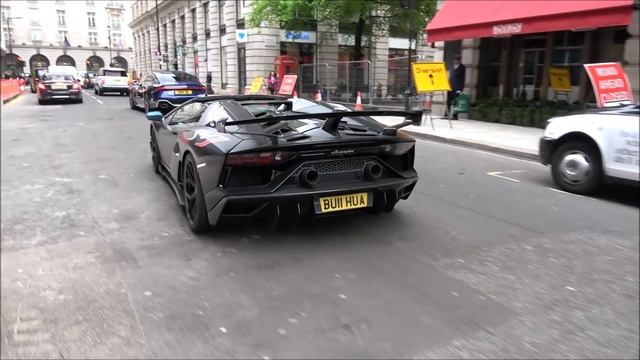 GINTANI Lamborghini Aventador SVJ Insane Sounds In London!!!