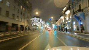 На машине по вечерней Москве. Районы Красносельский и Мещанский.