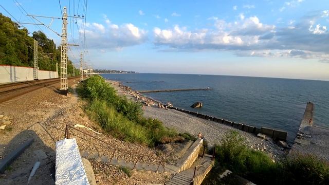 Дикий пляж в Сочи // Пляж 73 километр // Район Мамайка смотреть онлайн