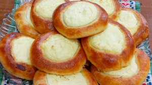 Нежнейшие ватрушки на пуховом тесте.