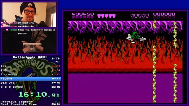 Battletoads (NES) 100% Speedrun in 28m 33s WR (07.12.2023 год) смотреть онлайн