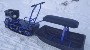 Мобильный букс для рыбалки! Мотобуксировщик "Альбатрос-L"