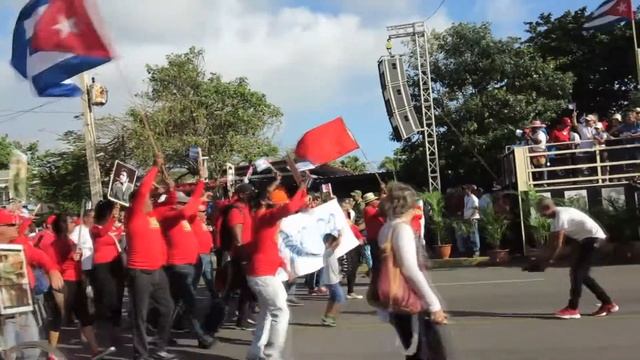 Первомайская демонстрация Варадеро (Куба) 2019 часть 2 смотреть онлайн