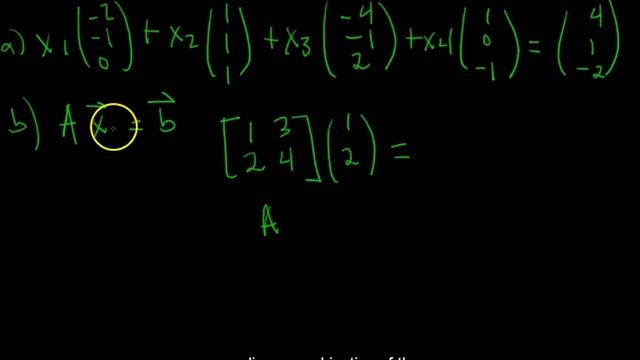 Vector Equation, Matrix Equation, Augmented Matrix [Passing Linear Algebra] смотреть онлайн
