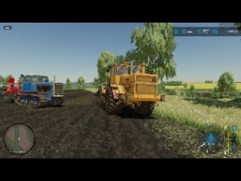 СПК ЯГОДНОЕ полевые работы трактор кировец , ДТ-75 казахстан fs22 смотреть онлайн