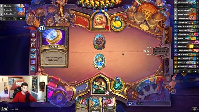 Get Rank Legend NOW After Nerfs With Best Deck In Standard Ranked! Whizbang's Workshop | Hearthston смотреть онлайн