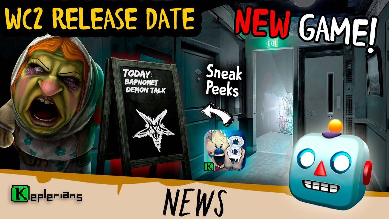 WITCH CRY 2 RELEASE DATE ♀️ NEW KEPLERIANS HORROR GAME  ICE SCREAM 8 UPDATE Sneak Peeks  NEWS