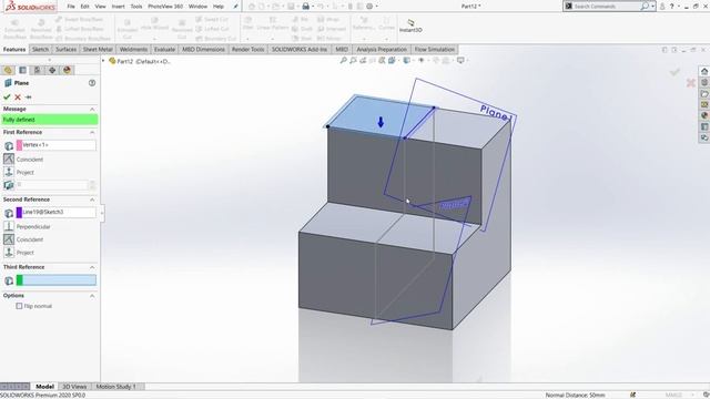 Solidworks tutorial | 2d to 3d isometric exercises | cad cam solidworks tutorial | isometric part 1 смотреть онлайн