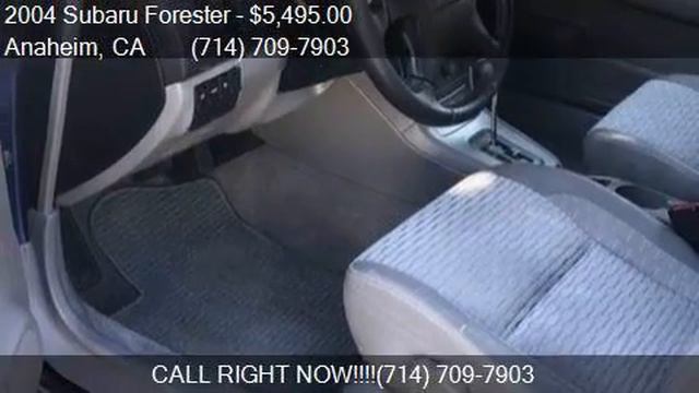 2004 Subaru Forester XS AWD 4dr Wagon For Sale In Anaheim, C
