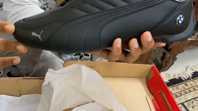 Unboxing of PUMA Bmw Mms Future Kart Cat Sneakers For Men смотреть онлайн