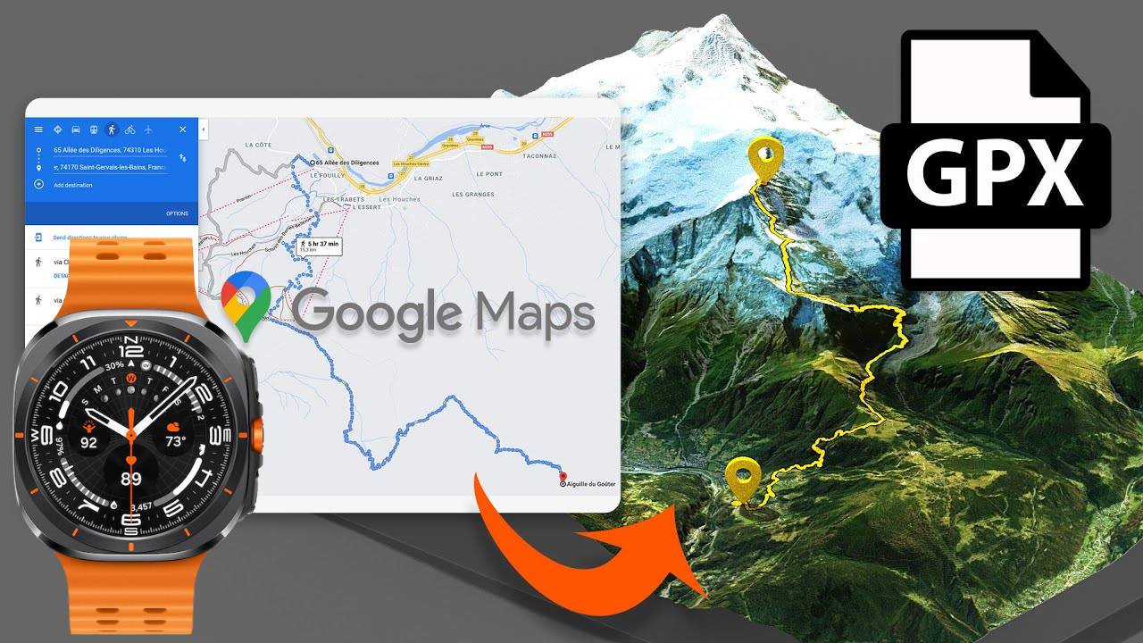 Как создать свои карты для похода, тренировки, прогулки на Galaxy Watch Ultra, Watch 5 PRO смотреть онлайн