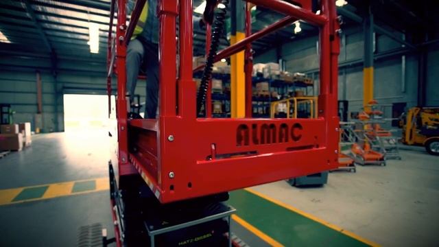 Athena 850 Bi-levelling Tracked Scissor Lift - United Equipment смотреть онлайн